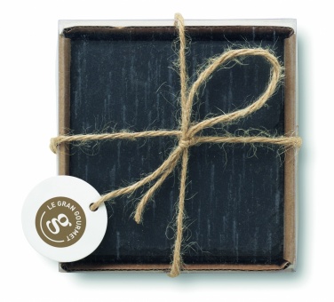 Logotrade corporate gift image of: Slate coasters with EVA bottom