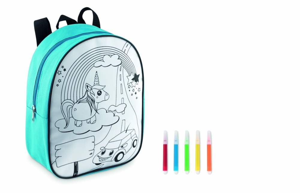 Logotrade promotional gift image of: Backpack with 5 markers