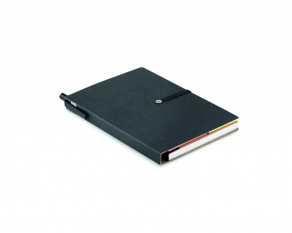 Logo trade promotional gift photo of: Notebook w/pen & memo pad