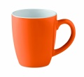 Ceramic coloured mug 290 ml, Orange