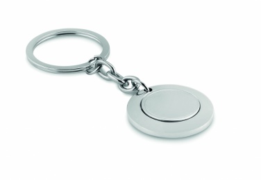 Logo trade promotional giveaways picture of: Key ring with token Cēsis