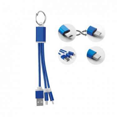 Logo trade promotional merchandise picture of: key ring with USB type C cable