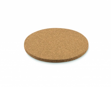 Logo trade promotional giveaways picture of: Round cork coaster