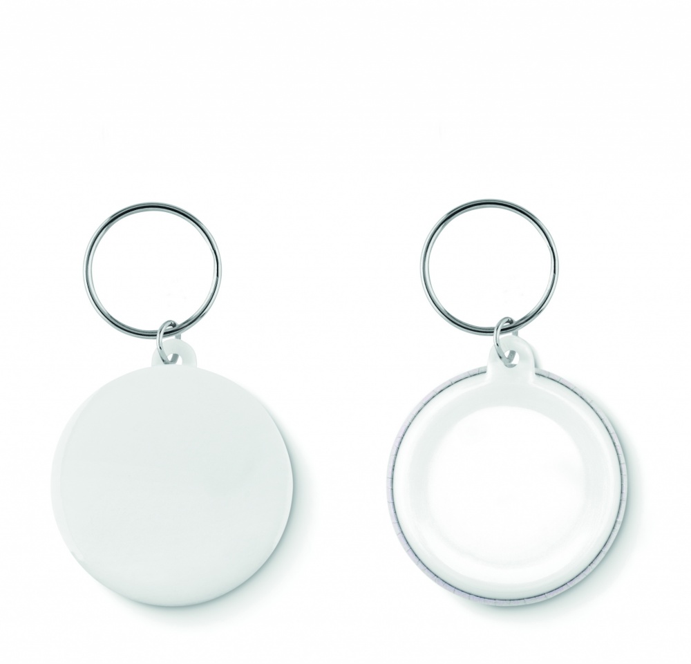 Logo trade promotional merchandise picture of: Small pin button key ring