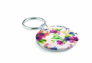 Logotrade promotional gift picture of: Small pin button key ring Tukums