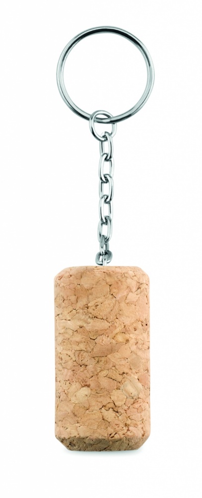 Logotrade promotional merchandise image of: Wine cork key ring