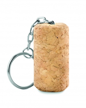 Logo trade promotional giveaway photo of: Wine cork key ring Sigulda