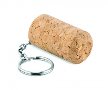 Logo trade promotional gifts image of: Wine cork key ring Sigulda