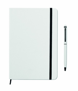 Logotrade business gift image of: A5 notebook w/stylus 72 lined