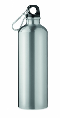 Logotrade corporate gift picture of: Single-walled 750 ml aluminum bottle with a carabiner and customizable printing