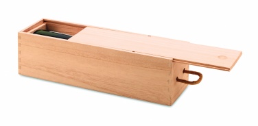 Logo trade promotional items picture of: Wooden wine box