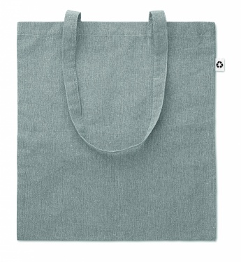 Logo trade promotional giveaways image of: Shopping bag 2 tone 140 gr