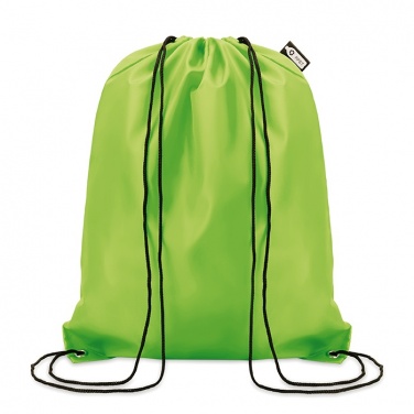 Logo trade promotional gifts image of: 190T RPET drawstring bag