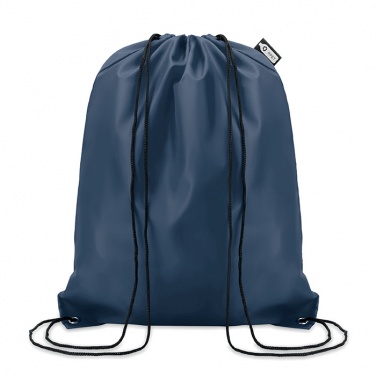 Logo trade promotional giveaways picture of: 190T RPET drawstring bag