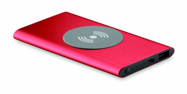 Logo trade corporate gifts image of: Wireless Power bank 4000mAh