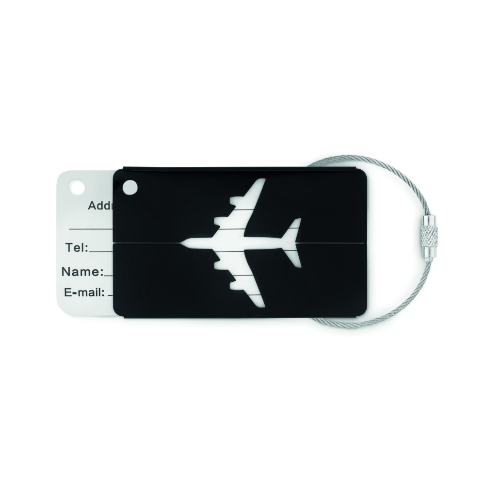 Logotrade promotional products photo of: Aluminium luggage tag