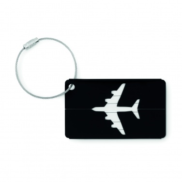 Logo trade promotional item photo of: Aluminium luggage tag