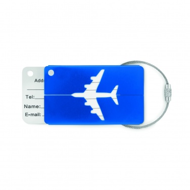 Logotrade advertising product picture of: Aluminium luggage tag