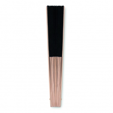 Logo trade promotional merchandise picture of: Manual hand fan wood