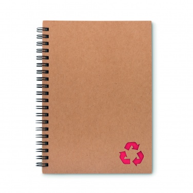 Logo trade promotional giveaways picture of: Mineral paper notebook 70 line