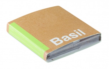 Logotrade promotional merchandise photo of: Compost with seeds "BASIL"