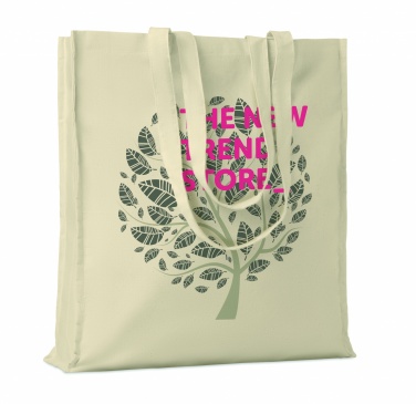 Logo trade corporate gifts image of: 140gr/m² cotton shopping bag