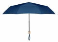 21 inch RPET foldable umbrella, Blue