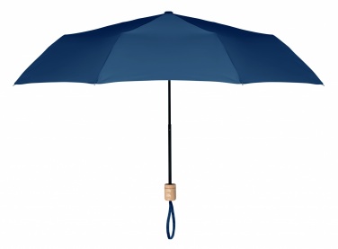 Logotrade promotional giveaway image of: 21 inch RPET foldable umbrella