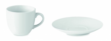 Logo trade promotional products image of: Espresso cup and saucer 80 ml