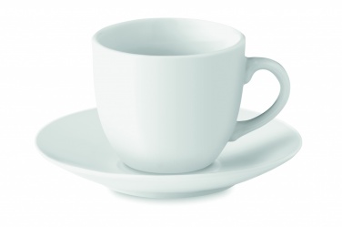 Logo trade promotional giveaways picture of: Espresso cup and saucer 80 ml