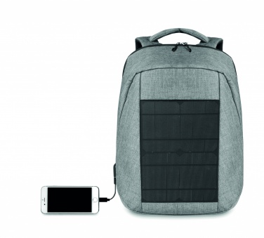 Logo trade promotional merchandise photo of: Backpack solar