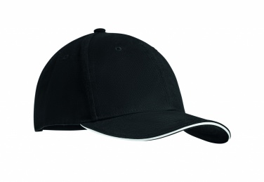 Logo trade promotional items image of: Brushed heavy cotton 6 panel Ba