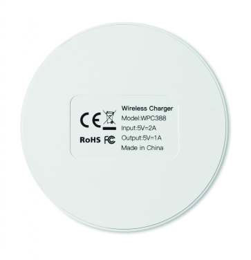 Logo trade corporate gifts picture of: Wireless charger 5W