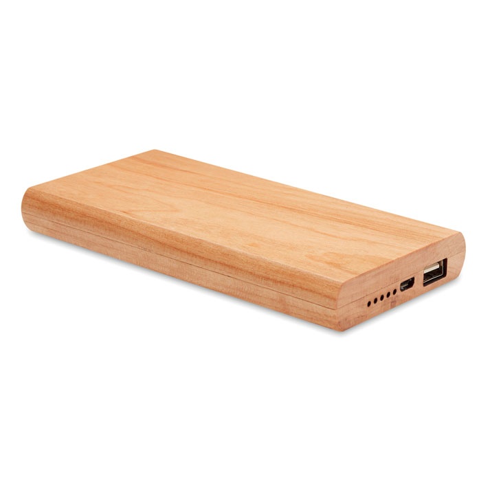 Logotrade promotional product image of: Power bank 4000 mAh Bamboo