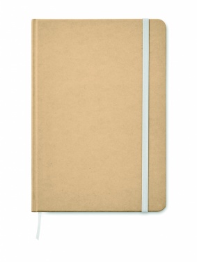 Logo trade promotional giveaway photo of: A5 recycled notebook 80 lined