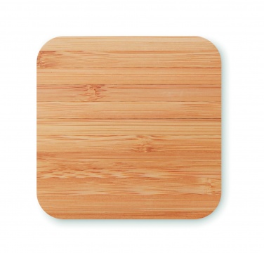 Logotrade corporate gift picture of: Bamboo wireless charge pad 5W