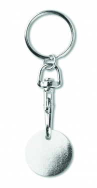 Logotrade promotional merchandise picture of: Key ring token (€uro token)