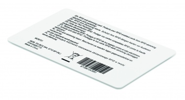 Logo trade promotional merchandise photo of: RFID Anti-skimming card