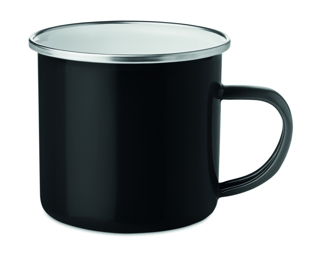 Logo trade promotional gift photo of: Metal mug with enamel layer