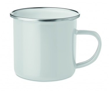 Logo trade promotional items picture of: Metal mug with enamel layer