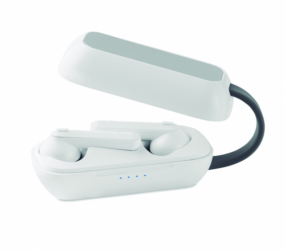 Logo trade corporate gift photo of: TWS wireless charging earbuds