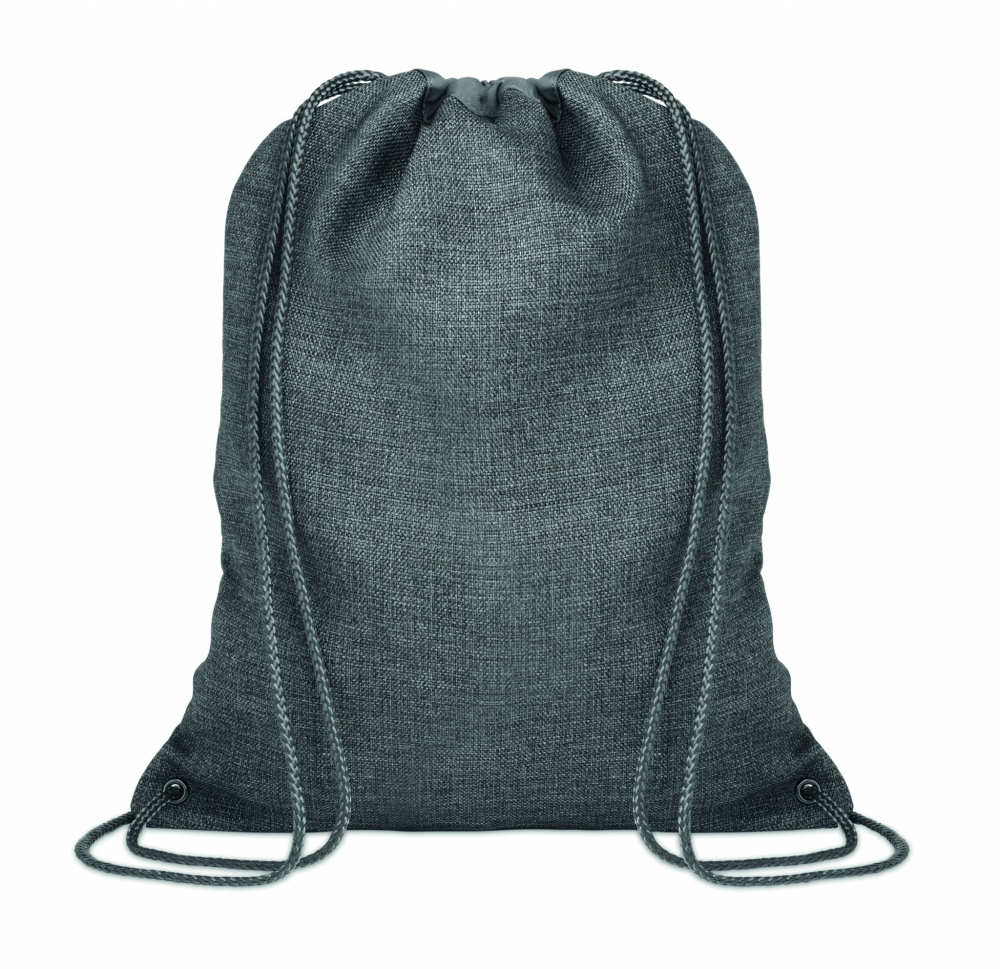 Logotrade corporate gift picture of: 1200D heathered drawstring bag