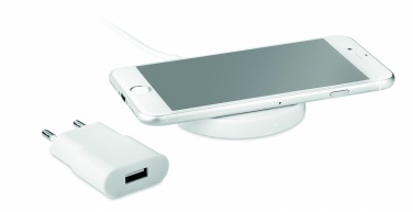 Logo trade advertising products picture of: Wireless charger travel set