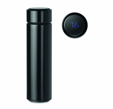 Logo trade promotional giveaways picture of: Bottle with touch thermometer