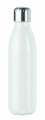 Glass drinking bottle 650ml, White