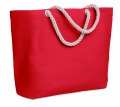 Beach bag with cord handle, Red