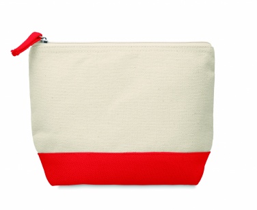 Logo trade business gift photo of: Bicolour cotton cosmetic bag