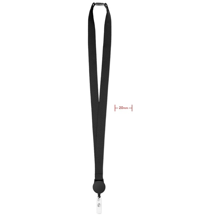 Logotrade advertising product picture of: Lanyard retractable clip