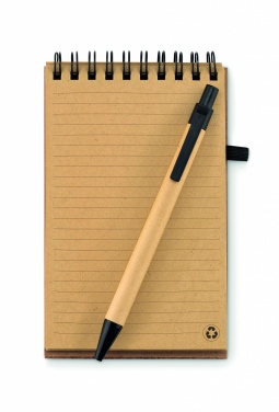 Logotrade promotional gifts photo of: A6 Cork notepad with pen