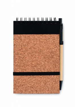 Logotrade promotional product image of: A6 Cork notepad with pen